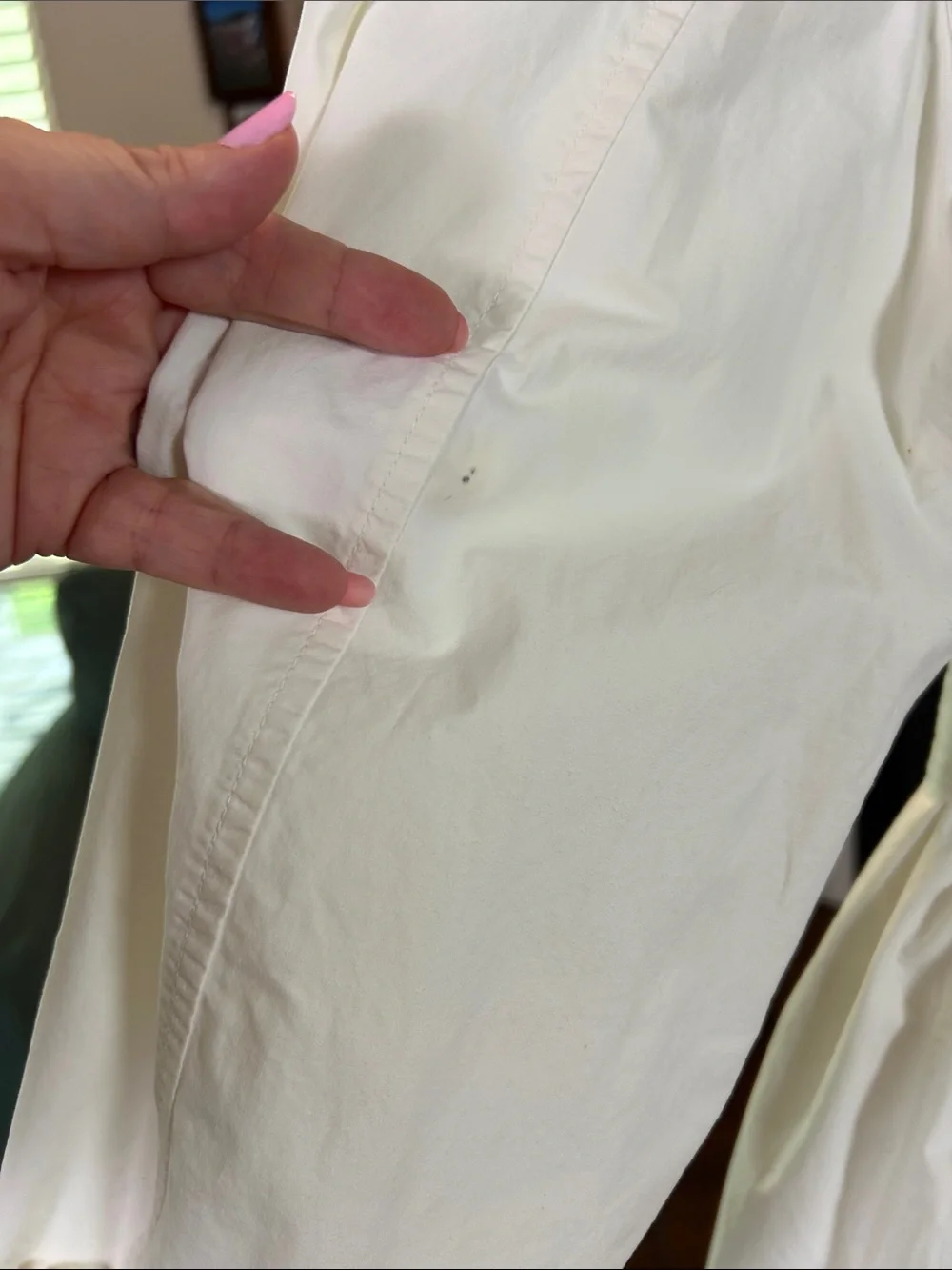 Ralph Lauren Blue Label Double Breasted White Vintage Cotton Trench Coat Size 14 - Picture 17 of 17